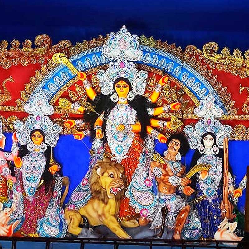 আদি কংসবণিক দুর্গাবাড়ির পূজা * মালদহ, পশ্চিমবঙ্গ