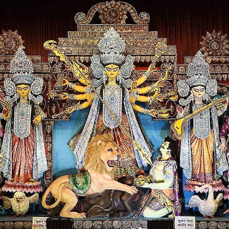 আদি কংসবণিক দুর্গাবাড়ির পূজা * মালদহ, পশ্চিমবঙ্গ
